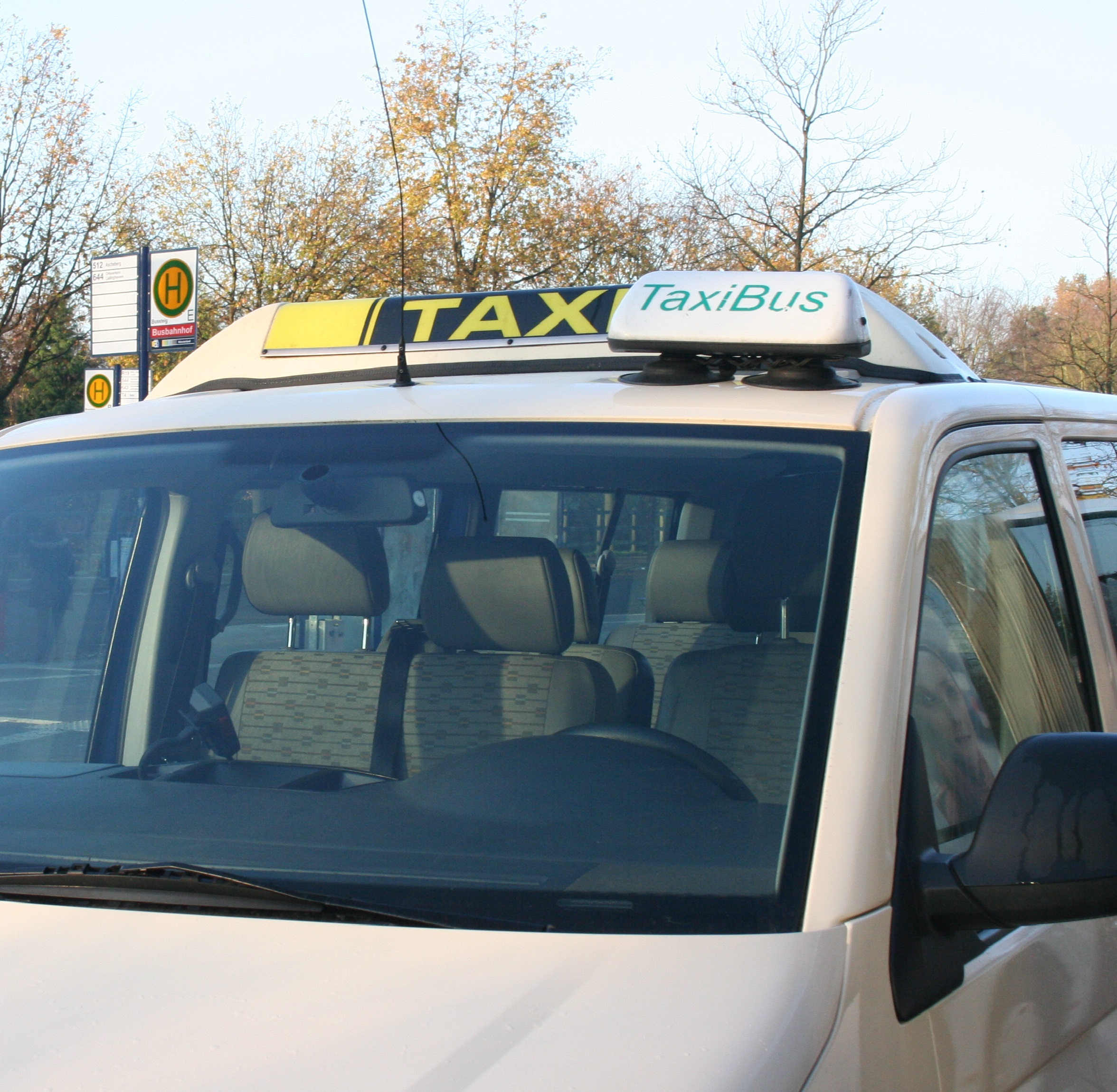 TaxiBus am Busbahnhof Lüdinghausen