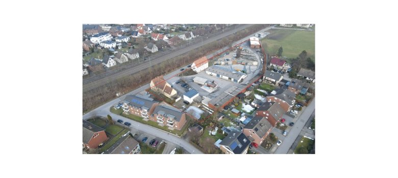 Luftaufnahme des Baubetriebshofs