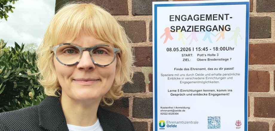 Bild zeigt Sarah Gerke von der Ehrenamtszentrale