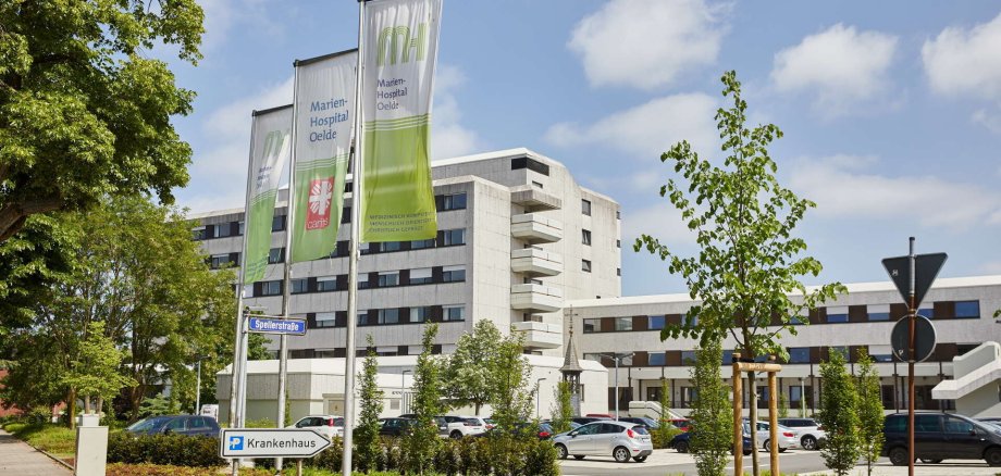 Ansicht des Oelder Marienhospitals Ansicht des Oelder Marienhospitals