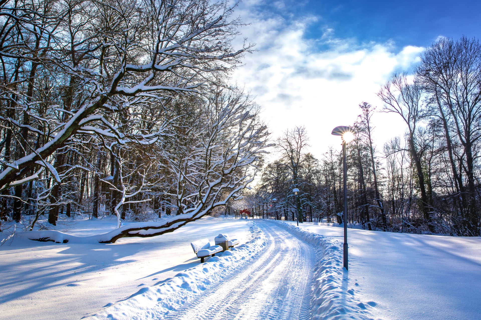 Winter im Vier-Jahreszeiten-Park