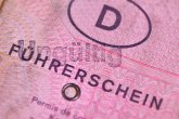 Ungültig gekennzeichneter deutscher Führerschein.