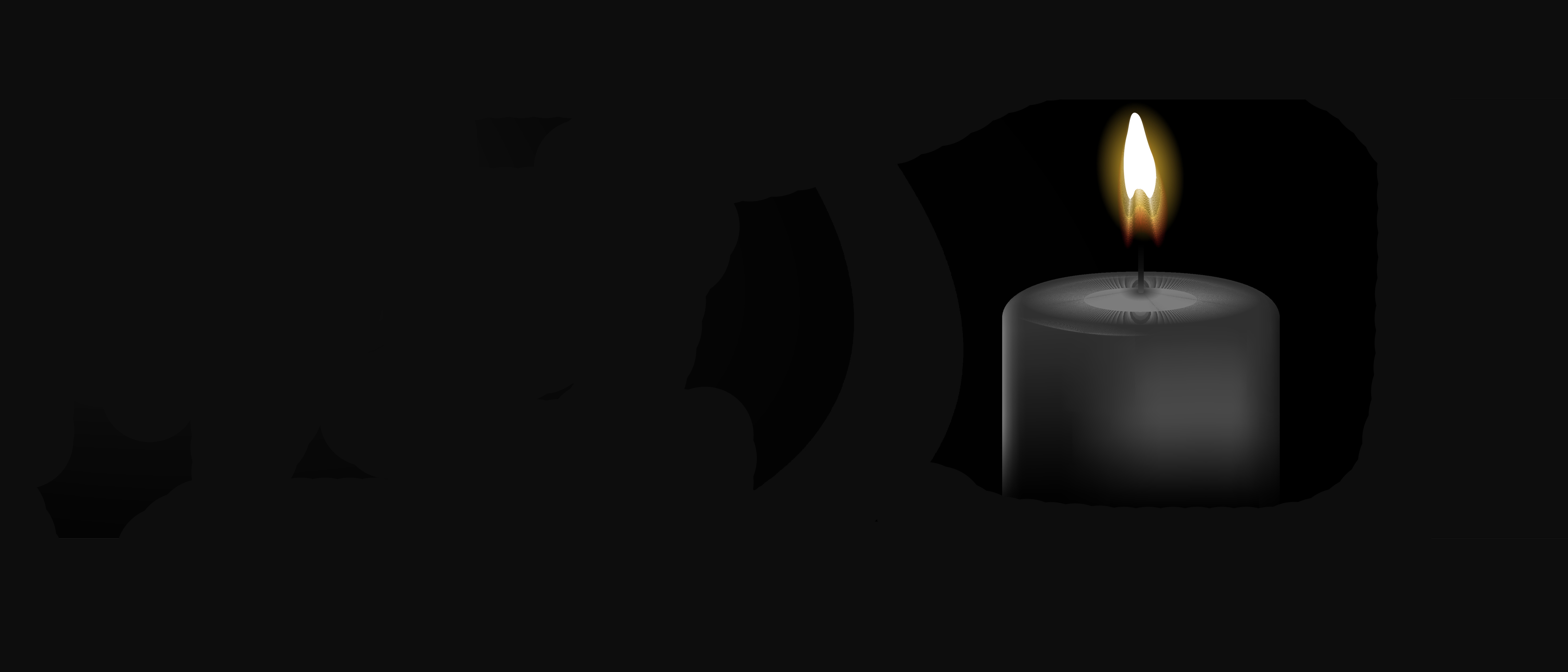 Kerze schwarz Hintergrund Banner Vektor Tod Trauer Kerze schwarz Hintergrund Banner Vektor Tod Trauer