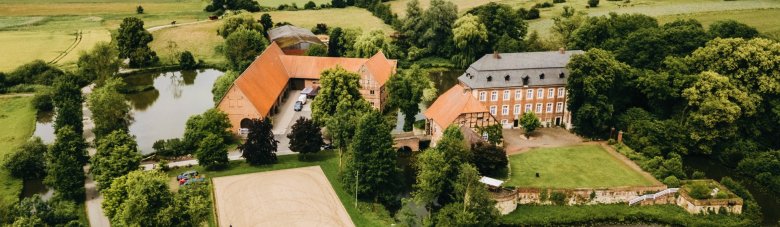 Haus Geist in der Luftansicht