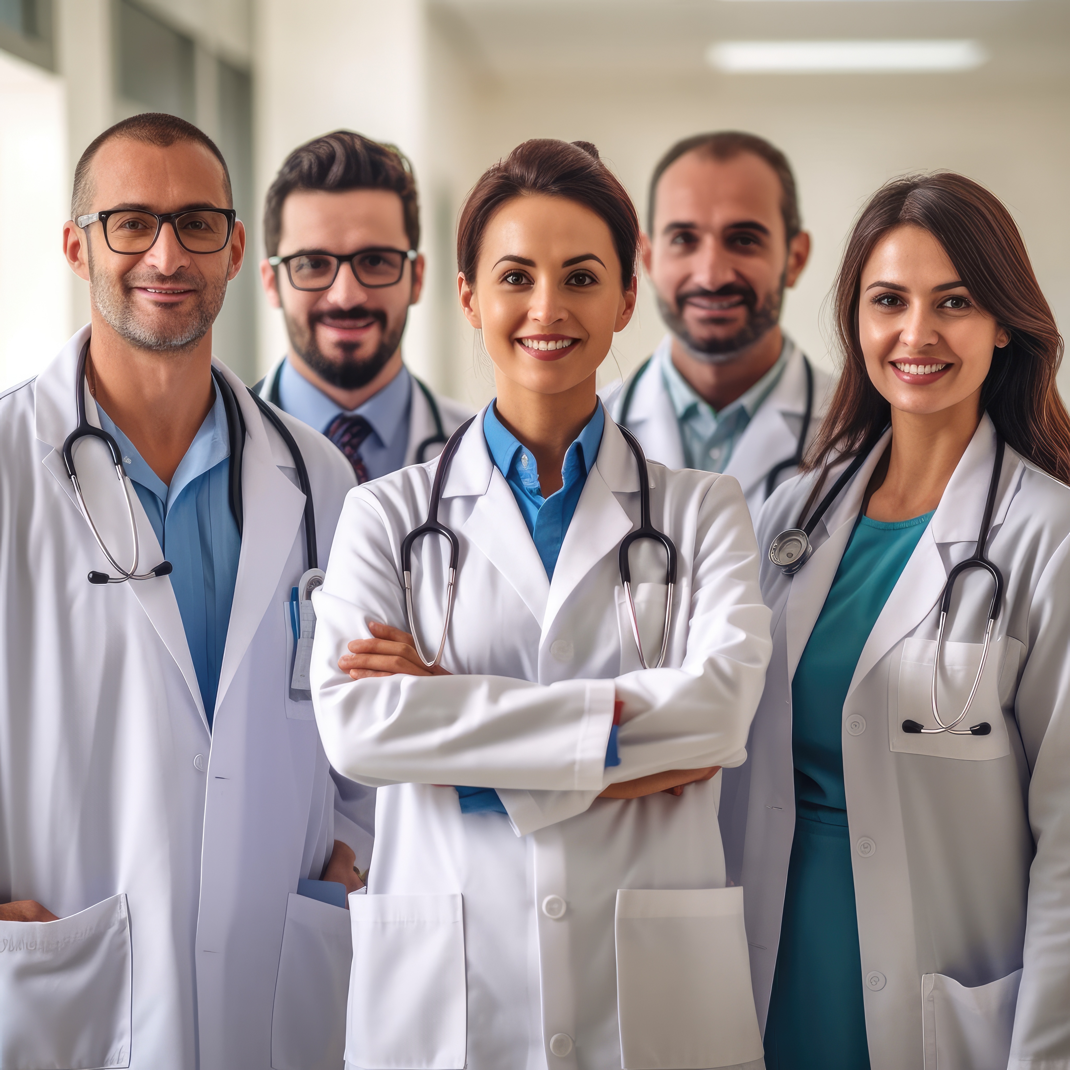 Gruppe von Ärzt:innen - KI generiert Gruppe von Ärzt:innen - KI generiert