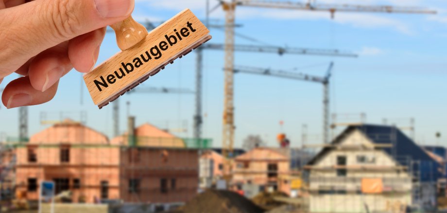 Neubaugebiet für Wohnungen Neubaugebiet für Wohnungen