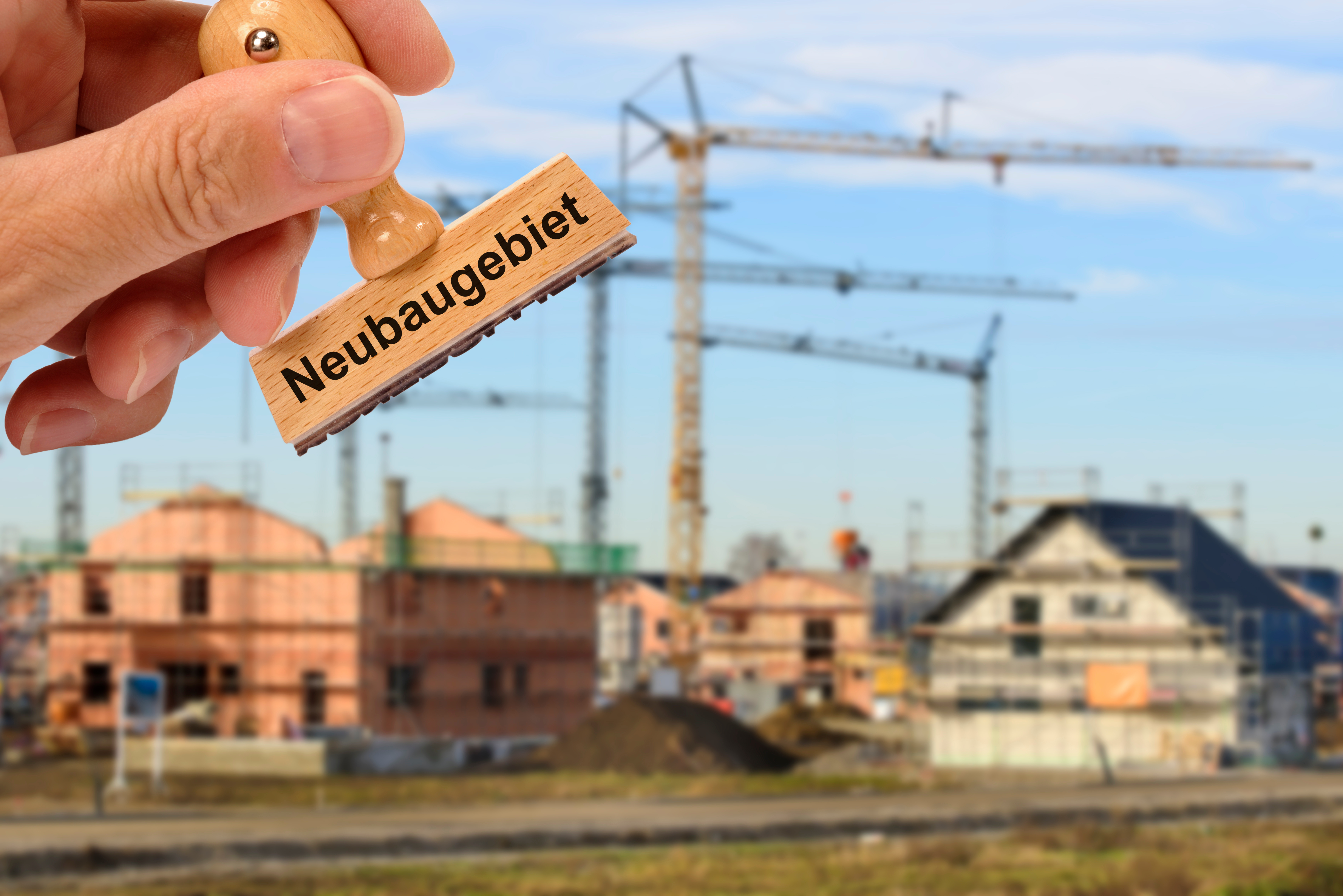 Neubaugebiet für Wohnungen