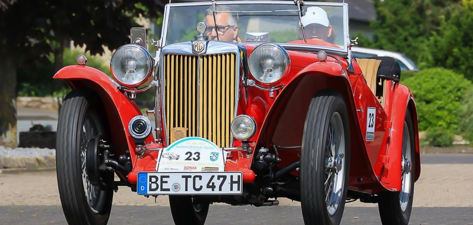 Rotes Oldtimer Auto