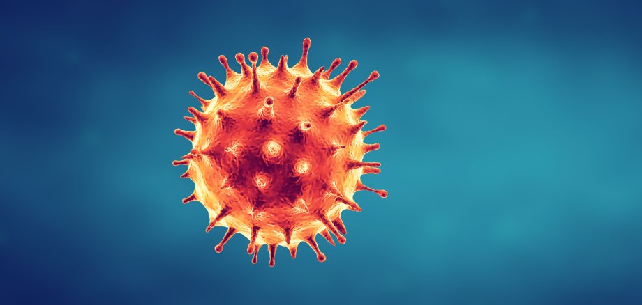 Coronavirus or Flu virus - Microbiology And Virology Concept