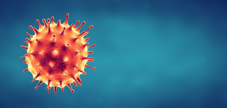 Coronavirus or Flu virus - Microbiology And Virology Concept