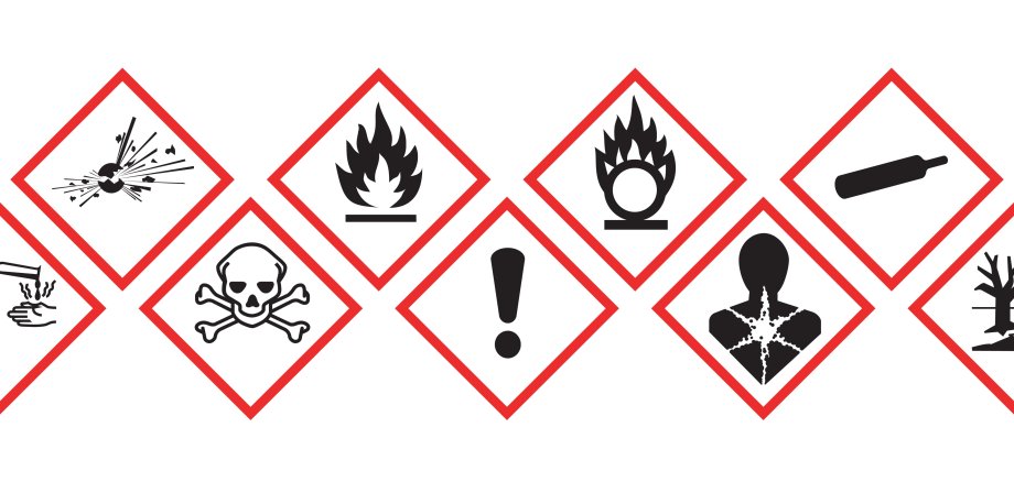 Pictogrammes danger GHS.