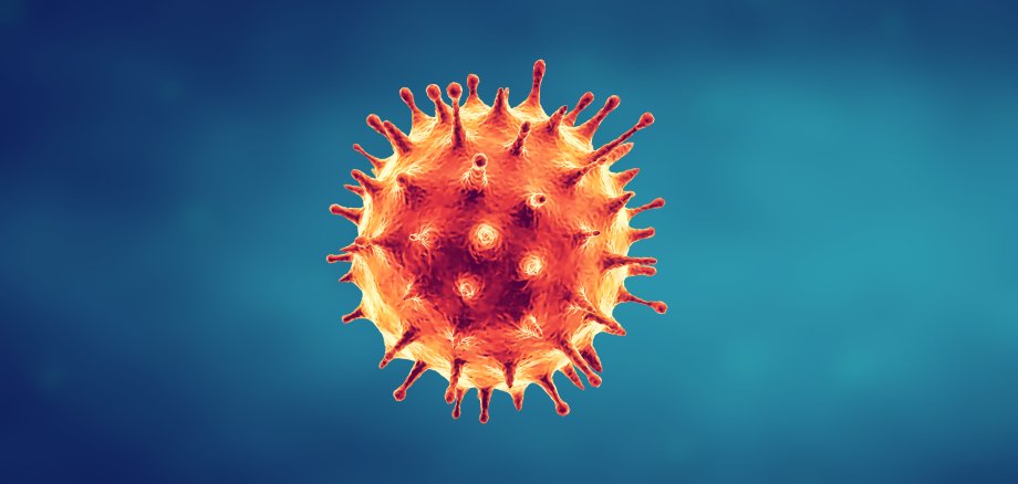 Coronavirus or Flu virus - Microbiology And Virology Concept