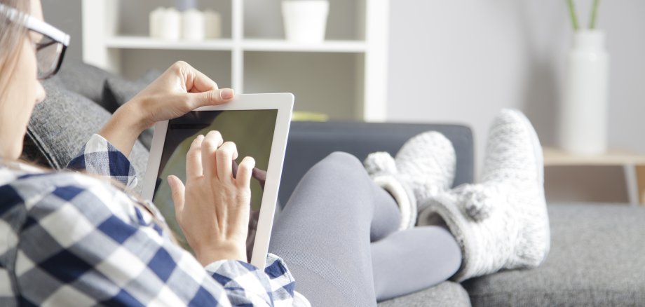 Using tablet